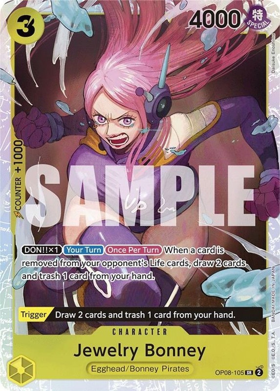 One Piece Jewelry Bonney (OP08-105/171) OP08 Two Legends LP FOIL