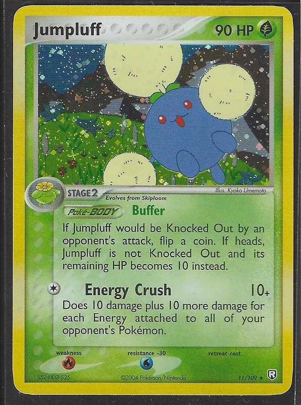 Pokemon Team Rocket Returns “Jumpluff” 11/109 Holo X1