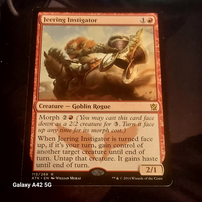 Jeering Instigator – Khans Of Tarkir – Magic the Gathering MTG Nice!