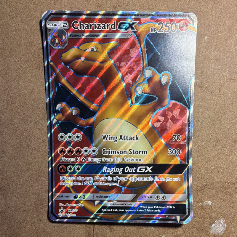 Charizard GX SM60 SM Black Star Promos Promo Full Art Holo English 2017