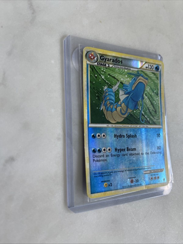 Pokémon TCG Gyarados Holo Rare 2011 7/95 gallery