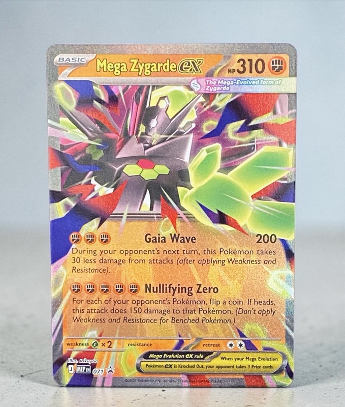 Pokemon Mega Zygarde Ex #071 Promo: Perfect Order (Read Description) 🔥