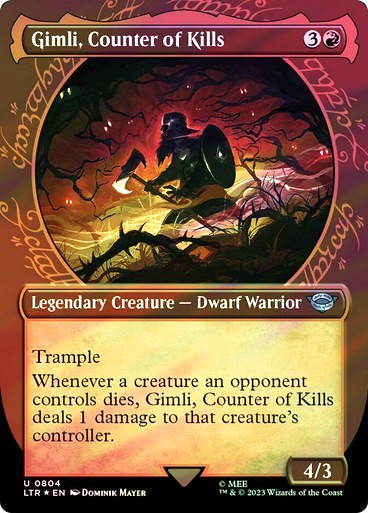 MTG – Gimli, Counter of Kills – Surge Foil – Lord of the Rings – Magic