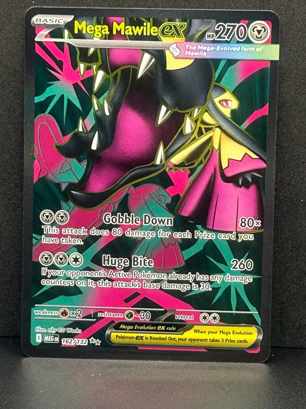 Mega Mawile ex 162/132 Ultra Rare Mega Evolution Pokemon Holo Near Mint