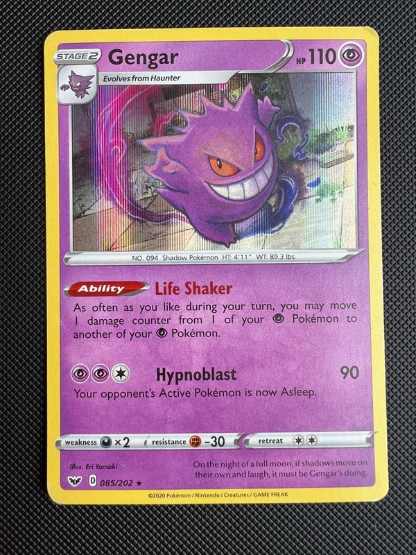 Gengar 085/202 Swsh01: Sword & Shield Holo