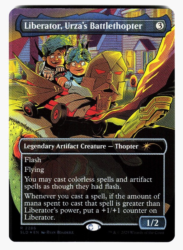 Liberator, Urza’s Battlethopter #2286 (NM) (Rainbow Foil) (SLD)Secret Lair MTG