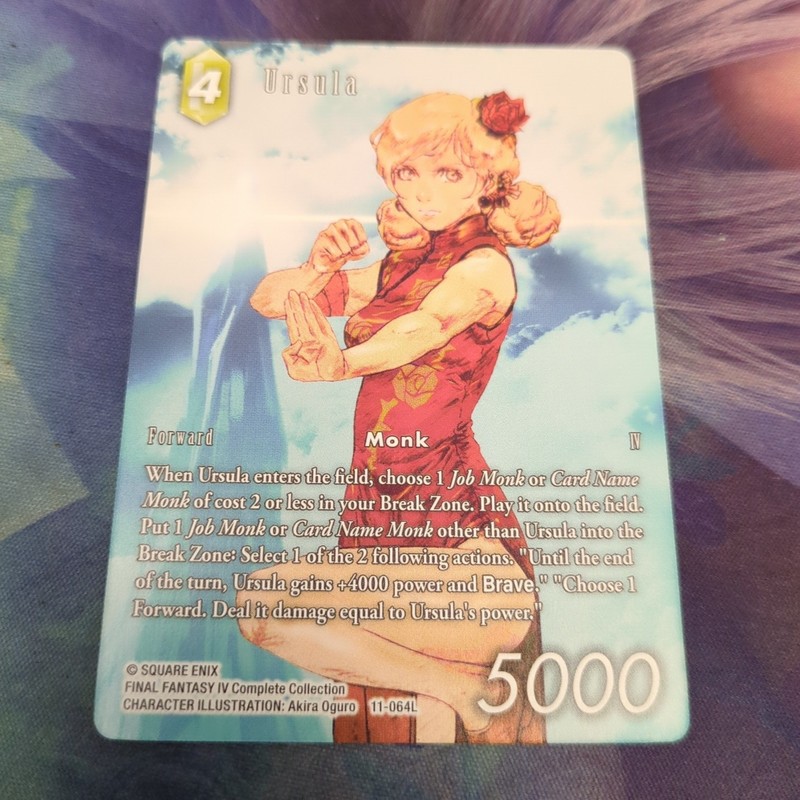 Final Fantasy TCG Opus XI Soldier’s Return Ursula 11-064L Non-Foil Full Art
