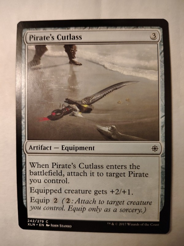 Pirate’s Cutlass (242/279) – Ixalan – MTG Magic the Gathering