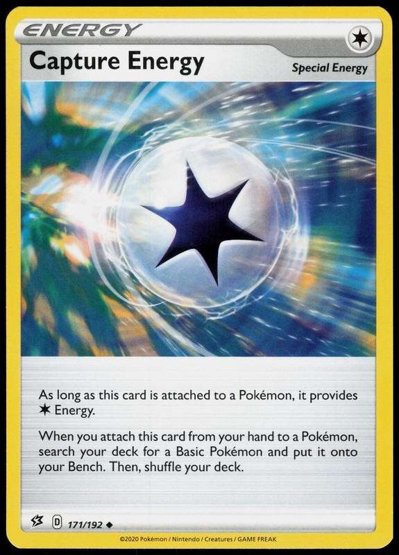 Capture Energy 171/192 Rebel Clash Uncommon Near Mint Pokemon TCG