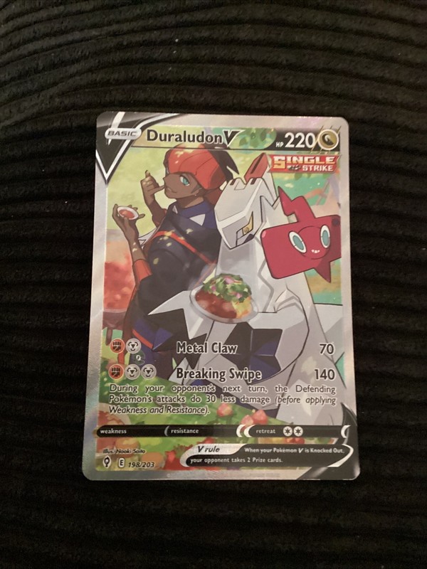 Duraludon V (Alternate Full Art) 198/203 SWSH07: Evolving Skies Holo