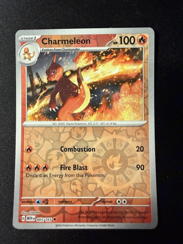 Charmeleon 005/165 Reverse Holo SV 151- Pokemon Card