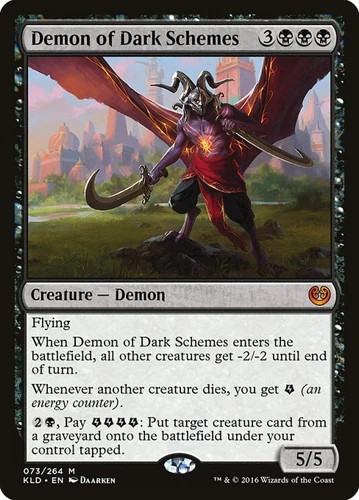 Demon of Dark Schemes KLD LP MTG