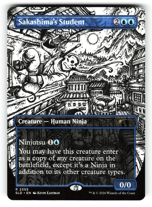 Sakashima’s Student (Inks) #2355 (NM) (Non-Foil) (R) (SLD) Magic MTG