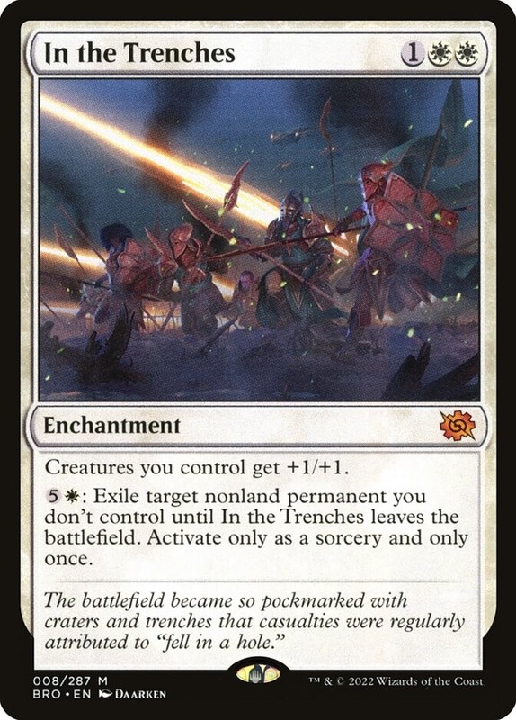 In the Trenches Regular – The Brothers’ War MTG-NM