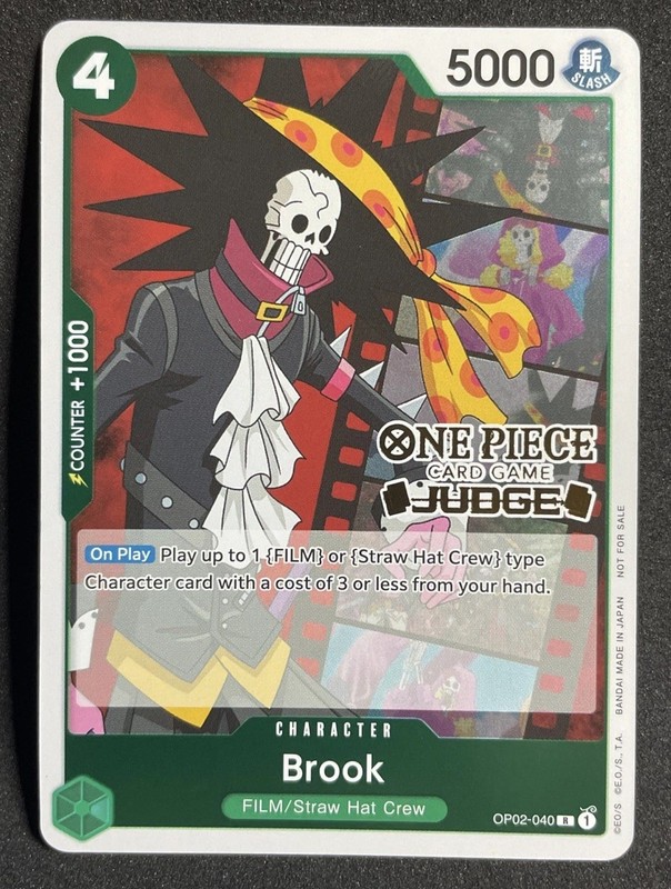 Brook Judge Pack Vol. 2 Foil Stamped One Piece Promo OP02-040