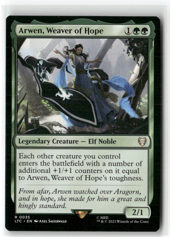 Arwen, Weaver of Hope 35 Commander: The Lord of the Rings: NM