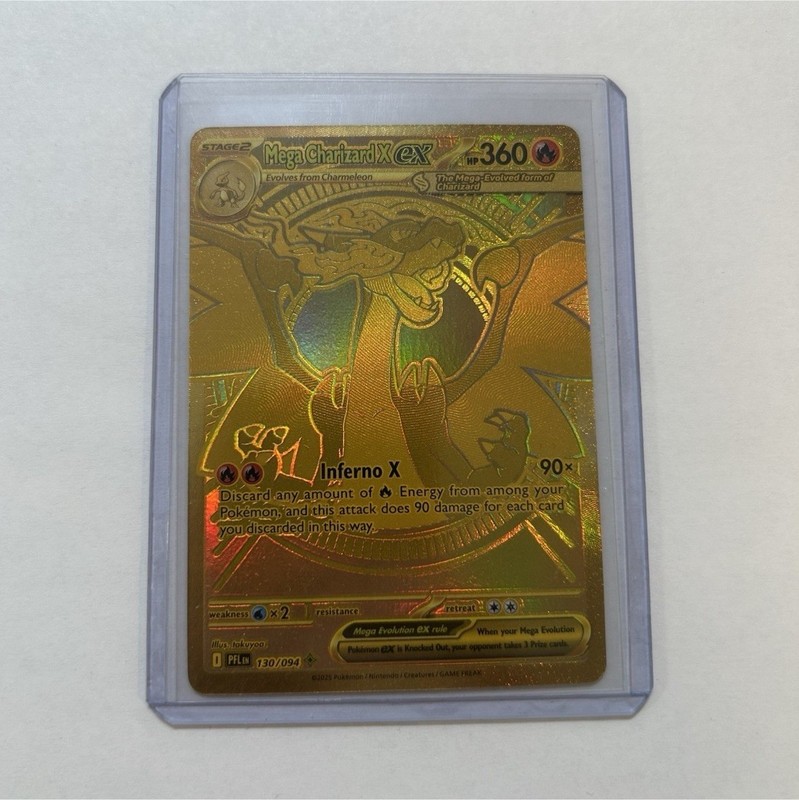 Mega Charizard X EX (Gold) Phantasmal Flames
