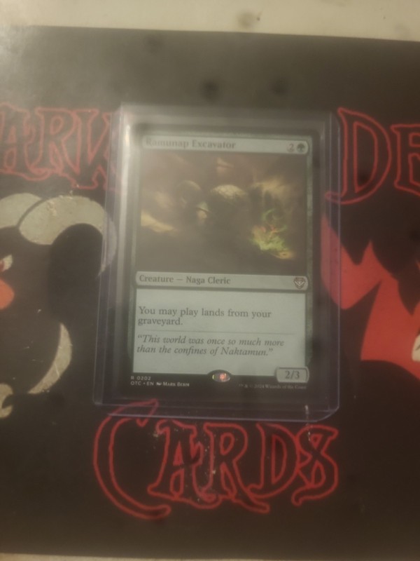 Magic The Gathering Commander Thunder Junction “Ramunap Excavator” 0202 RARE NM