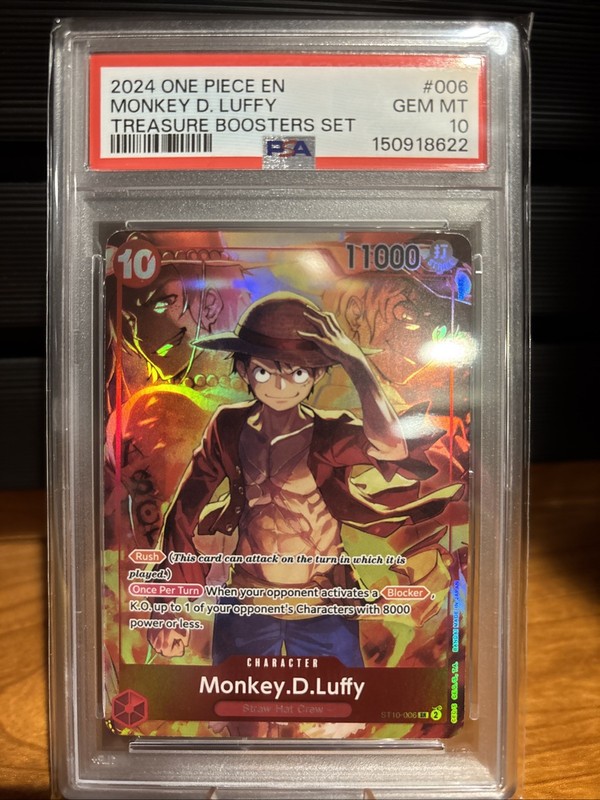 Monkey.D.Luffy (Treasure Booster Set) ST10-006 One Piece Promotion Cards Foil