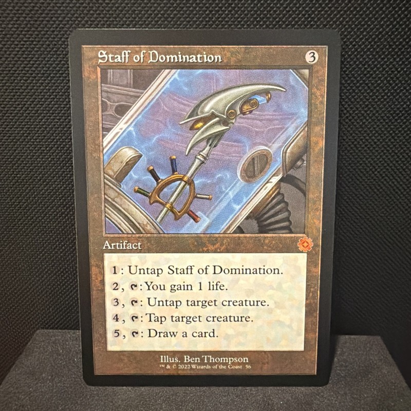 Staff of Domination M The Brothers’ War: Retro Frame Artifacts 56 NM Non-Foil