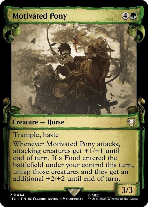 MTG – Motivated Pony – Showcase Scrolls – LTR 0444 – Lord of the Rings – Rare