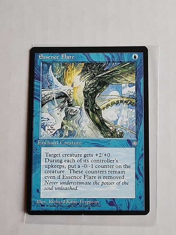 Essence Flare – Ice Age – MTG Magic – Common – Blue Enchant Creature