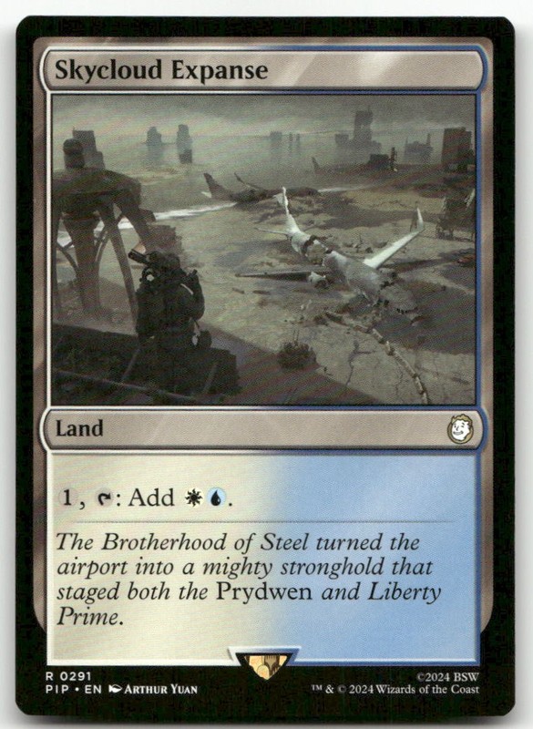 Skycloud Expanse #291 (NM) Fallout PIP Magic MTG
