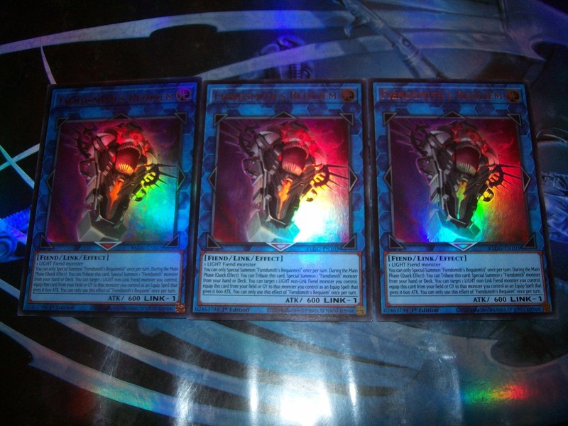 3x Fiendsmith’s Requiem 1st Edition Ultra Rare BLGG-EN103 Yu-Gi-Oh!