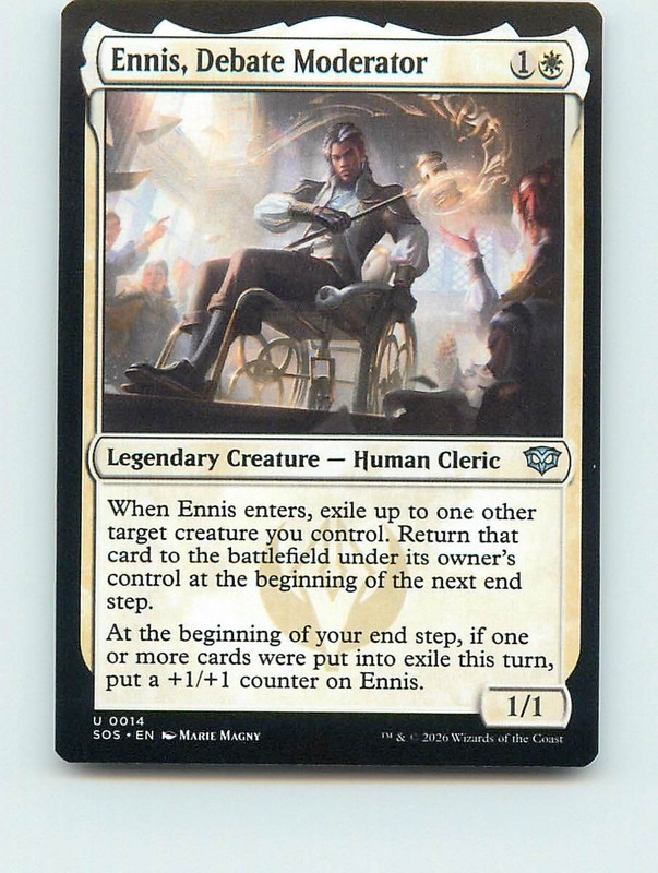 Ennis, Debate Moderator – U14 – MTG – Secrets of Strixhaven (SOS)