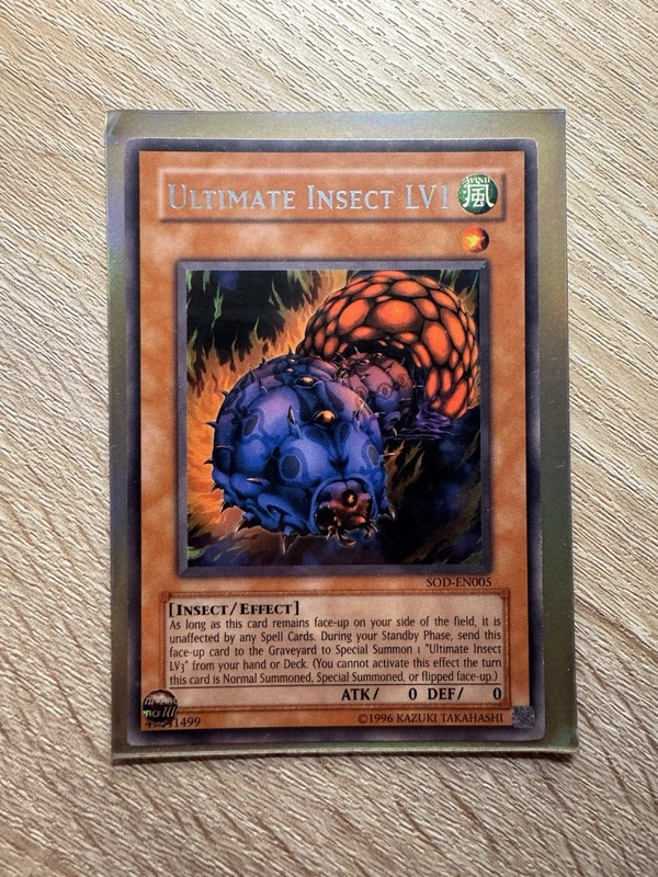 Konami Yu-Gi-Oh! TCG Ultimate Insect LV1 SOD-EN005 Soul Duelist Ultimate Rare