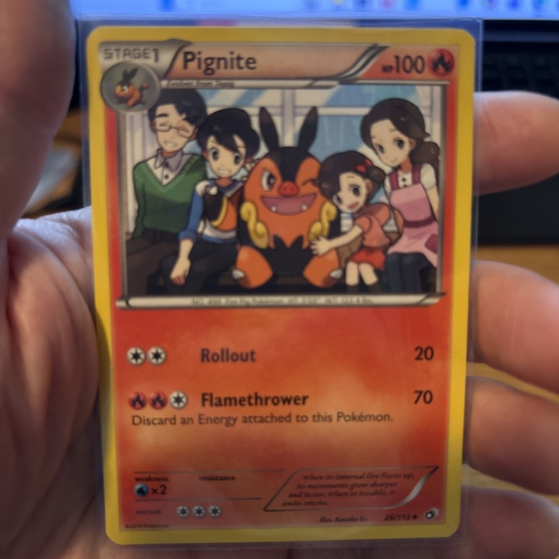 The Pokémon Company Pokémon TCG Pignite 26/113 Legendary Treasures Uncommon 100…