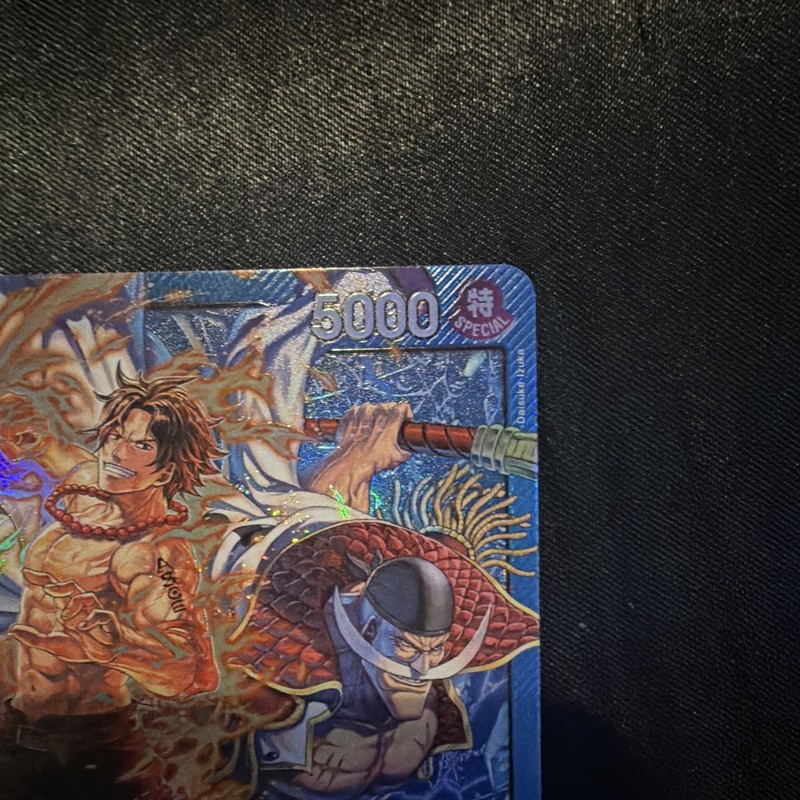 Bandai One Piece Card Game Ace & Newgate ST22-001 English Special Foil 5000 gallery