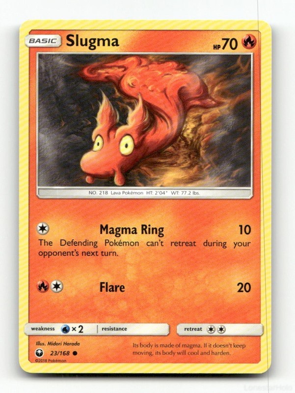 SLUGMA CELESTIAL STORM 23/168 POKEMON NM/M