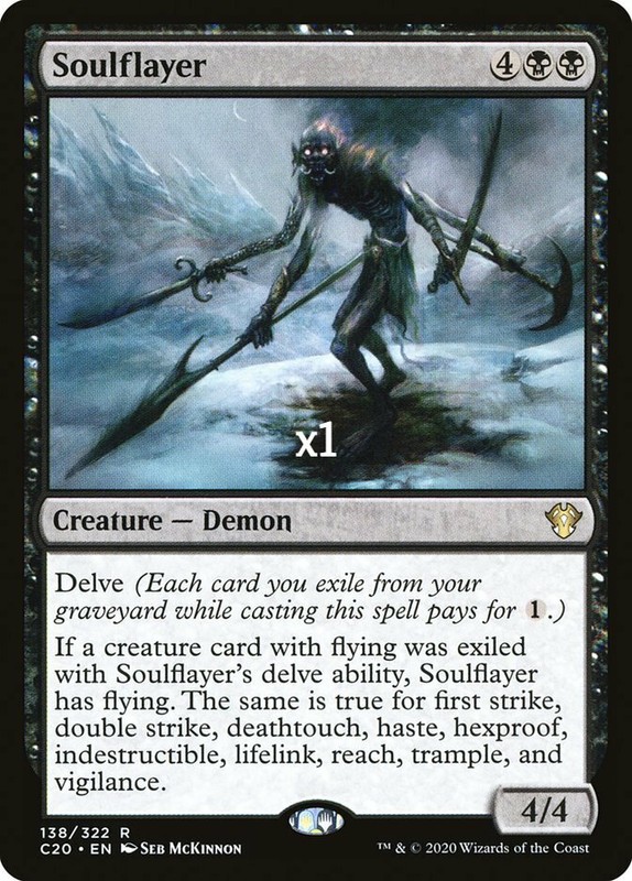 MTG Commander 2020 C20 Soulflayer MINT