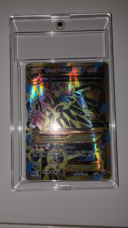 Pokemon Primal Groudon EX 97/98 XY Primal Clash Full Art Holo EN