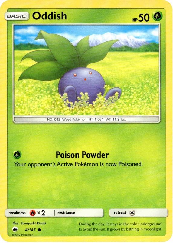Oddish – 4/147 – Burning Shadows