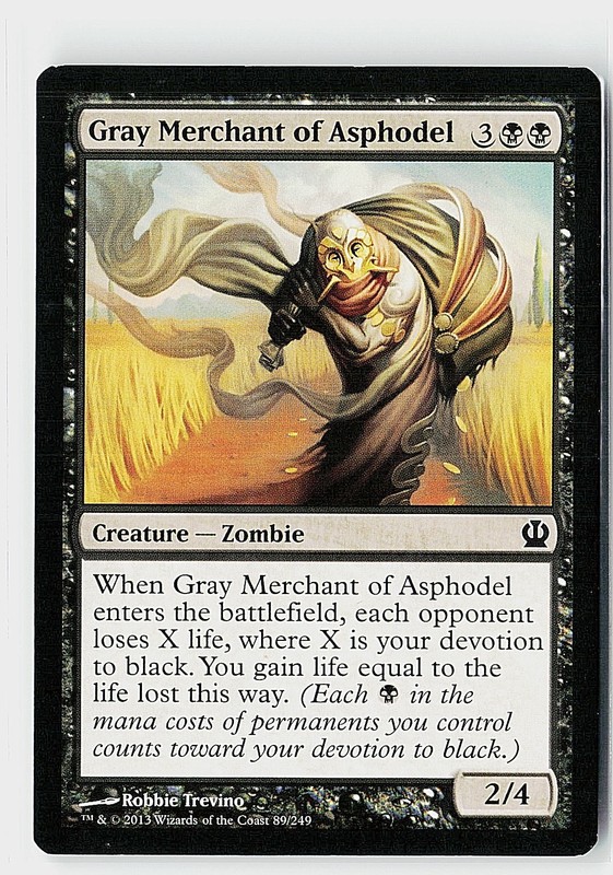 Gray Merchant of Asphodel C Theros 89 NM