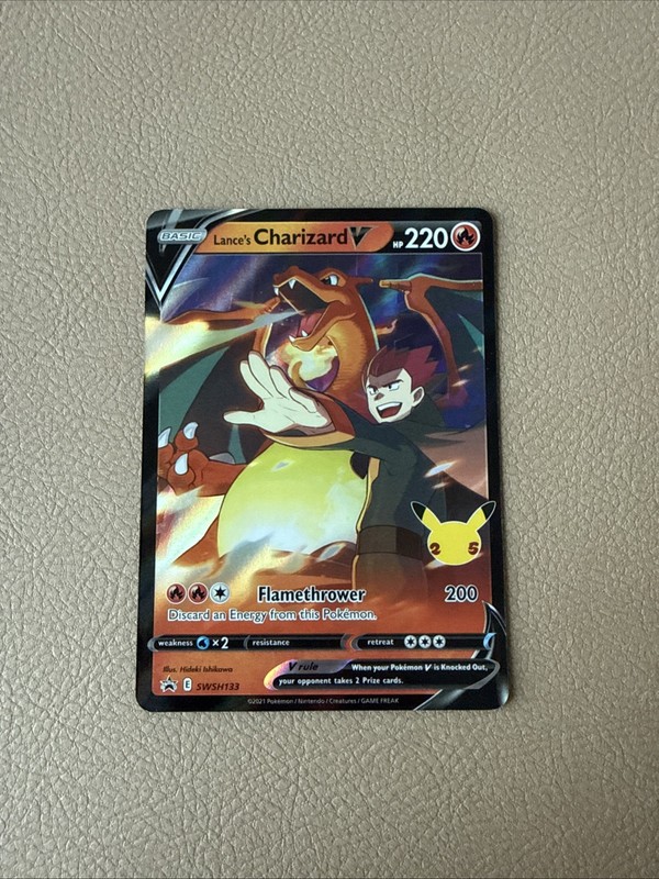 Lance’s Charizard V SWSH133 Sword & Shield Promo Pokémon Celebrations