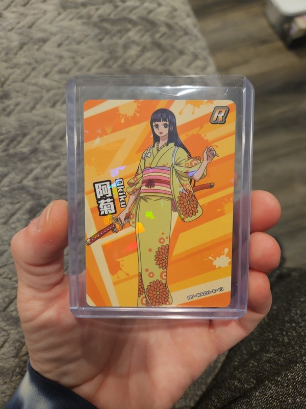 Okiku One Piece Trading Card Anime OP-WA201-R-13 Holo Foil