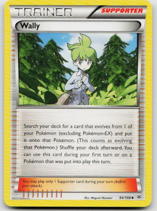 LP Wally 94/108 Uncommon Roaring Skies Pokemon
