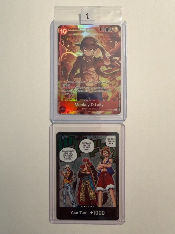 Monkey.D.Luffy Treasure Booster Set ST10-006 One Piece Promotion Card Foil +more
