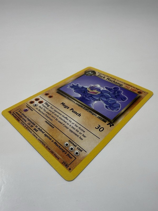 Pokemon Dark Machamp 27/82 Regular Team Rocket WOTC 2000 gallery