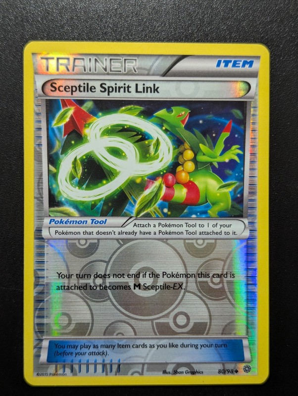 Sceptile Spirit Link Reverse Holo Uncommon XY – Ancient Origins 80/98 NM
