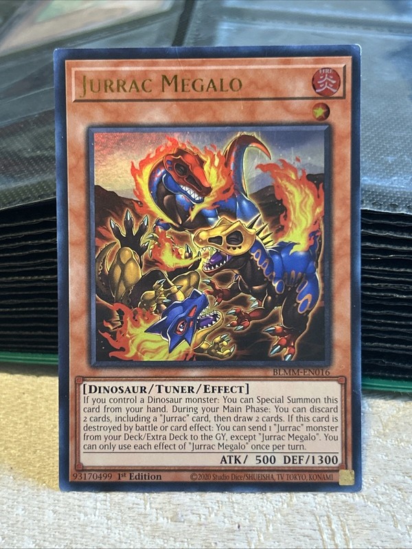 Jurrac Megalo BLMM-EN016 Battles of Legend: Monster Mayhem 1st Edition
