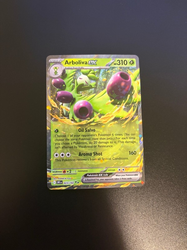 Arboliva ex Holo Double Rare SV10: Destined Rivals 023/182 NM