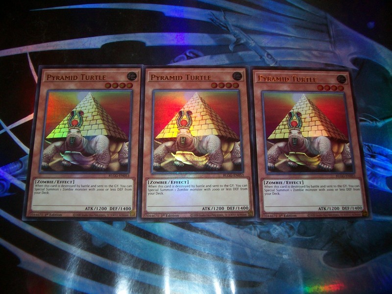 3x Pyramid Turtle 1st Edition Ultra Rare BLGG-EN053 Yu-Gi-Oh!