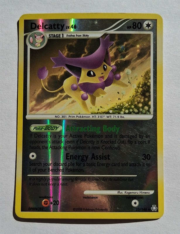 Pokemon – Delcatty – Legends Awakened 23/146 – Reverse Holo Rare – LP
