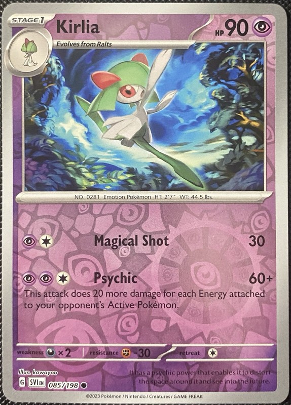 Kirlia 085/198 SV01: Scarlet & Violet Base Set Reverse Holo – Pokémon Card