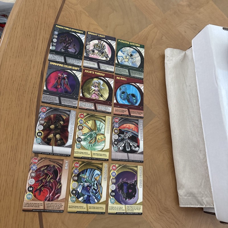 Bakugan 12 Various Cards