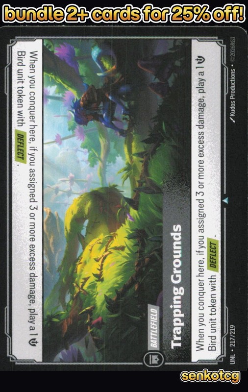 🎴 Trapping Grounds 217/219 Uncommon Unleashed NM